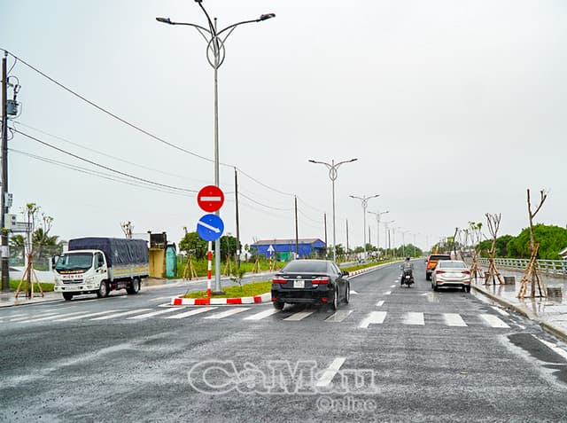 Đường trục Đông Tây TP Cà Mau